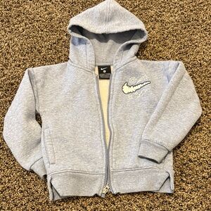 Nike Light Gray Kids Hoodie
